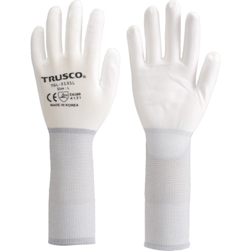 ■トラスコ中山(TRUSCO)　ナイロン手袋ＰＵ手のひらコート（１０双入）　Ｌ　TGL313110PL