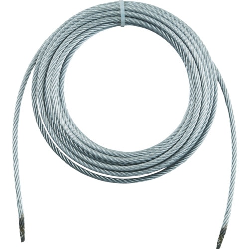 ■トラスコ中山(TRUSCO)　手動ウインチ用ワイヤーΦ９×３０Ｍ用（切りっ放し）　WW930