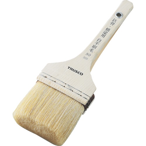 ■トラスコ中山(TRUSCO)　鉄骨橋梁用白平刷毛　３５号  TPB-124  (35ｺﾞｳ 80MM) TPB-124 (35ｺﾞｳ 80MM)