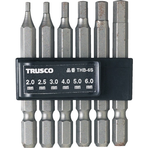 ■トラスコ中山(TRUSCO)　六角ビットセット　THB-6S THB-6S