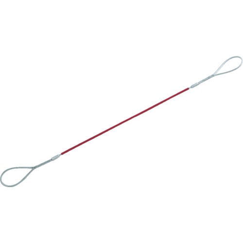 ■ＴＲＵＳＣＯ　Ｗスリング　Ａタイプ　カラー被覆付　６ｍｍＸ１．０ｍ GRC6S1