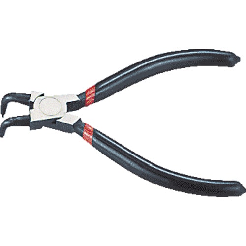 ■トラスコ中山(TRUSCO)　スナップリングプライヤー　１４０ｍｍ（穴用・曲爪）　TRP-140HB TRP-140HB