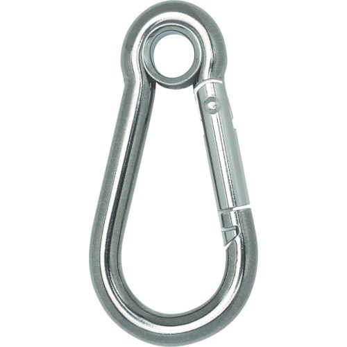 ■トラスコ中山(TRUSCO)　国産ステンレスカラビナハーケン　Ａ型　６Ｘ６０ｍｍ　ＴＳＫＨ６Ａ