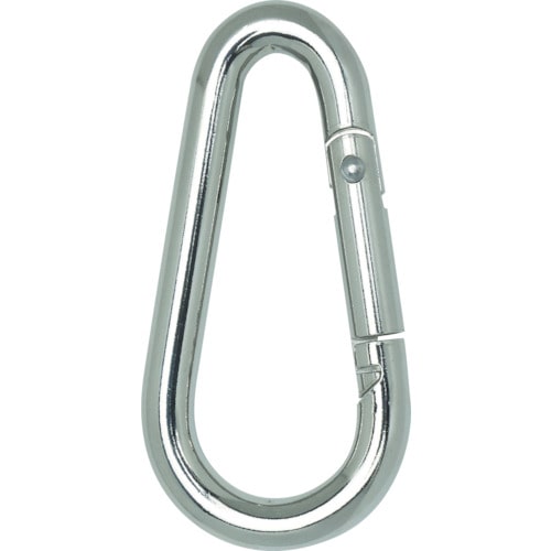 ■トラスコ中山(TRUSCO)　国産カラビナハーケン　ＮＳ型　スチール製　８Ｘ８０ｍｍ　ＴＫＨ８ＮＳ