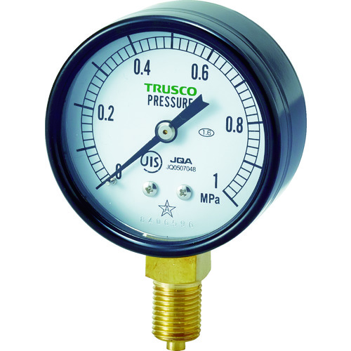 ■ＴＲＵＳＣＯ　ＪＩＳ汎用圧力計Ａ型６０Φ TPG601.0