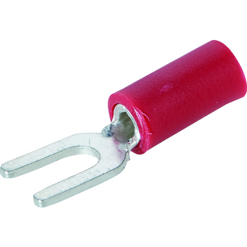 ■ＴＲＵＳＣＯ　絶縁被覆付圧着端子　ストレート形　Ｙ形（１００個入） TAVF1.25V3R