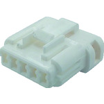 ■ＴＲＵＳＣＯ　防水コネクタ　プラグハウジング　（１０個入）芯数５　被覆外径Φ１．３～１．７　白 PCB01A505N002