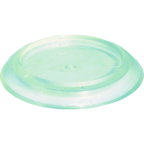 ■ＴＲＵＳＣＯ　キャスタ－用受け皿　６０ＭＭ　透明　１２個入 TUK600TM12