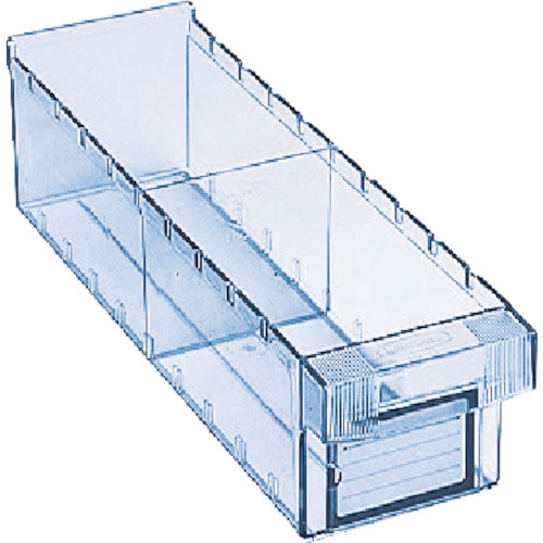 ■トラスコ中山(TRUSCO)　樹脂製引出し　内寸１１１Ｘ４１８Ｘ１０８　透明ML1 ML1