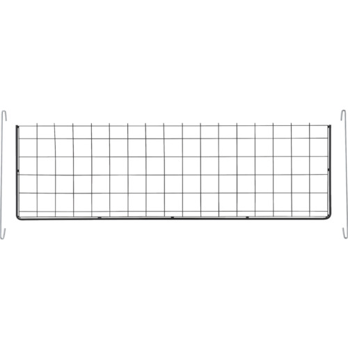 ■トラスコ中山(TRUSCO)　メッシュ棚板（ステー付）８５５Ｘ２６０　黒　TMT900 TMT900 BK