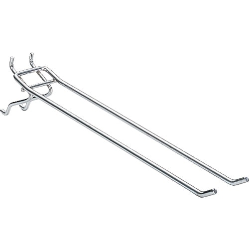 ■トラスコ中山(TRUSCO)　ＮＦパネル式スーパーラック用フック　２本爪　２５０Ｌ  F-2-250 F-2-250