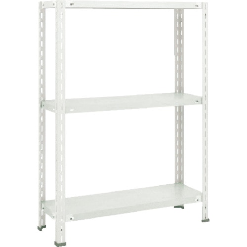 ■トラスコ中山(TRUSCO)　軽量棚　中棚ボルトレス型１２００Ｘ４５０Ｘ１２００　３段　ネオグレ　Ｌ４４Ｘ１３