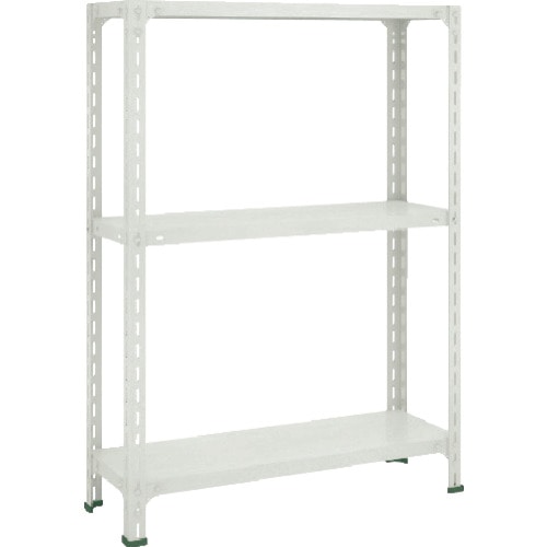 ■トラスコ中山(TRUSCO)　軽量棚開放型　１２００Ｘ４５０Ｘ１２００　天地３段　ネオグレ　４４Ｘ１３