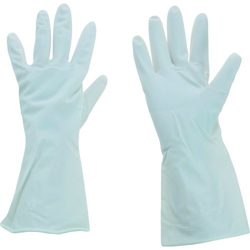 ■ＴＲＵＳＣＯ　塩化ビニール手袋薄手　ホワイト　Ｍ PVCTG025M