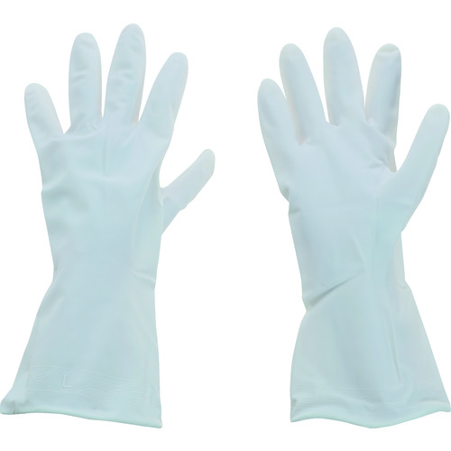 ■ＴＲＵＳＣＯ　塩化ビニール手袋薄手　ホワイト　Ｌ PVCTG025L