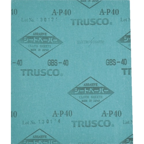 ■トラスコ中山(TRUSCO)　シートペーパー　＃８０　５枚入　GBS-80-5P GBS-80-5P