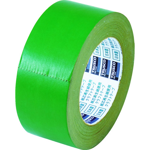 ■ＴＲＵＳＣＯ　カラークラフトテープ　幅５０ｍｍＸ長さ５０ｍ　グリーン TKT50GN