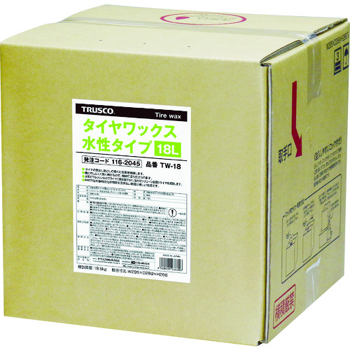 ■ＴＲＵＳＣＯ　タイヤワックス　１８Ｌ　水性タイプ TW18