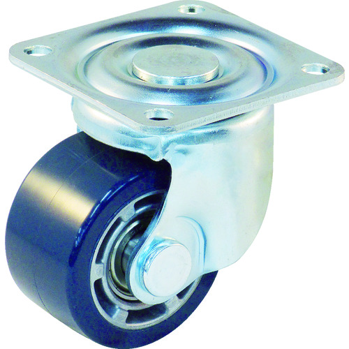 ■ＴＲＵＳＣＯ　低床式　重荷重用　自在　ウレタン車５０ｍｍ TYHSU50