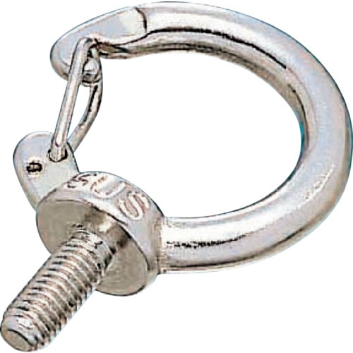 ■ＴＲＵＳＣＯ　ステンレス　フックアイボルト　ねじ径Ｗ５／１６（１個＝１袋） TFIB8W