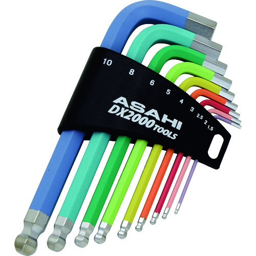 ■ＡＳＨ　オーロライン　ボールポイント六角棒レンチセット９本組 AZUS910