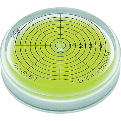 ■ＫＯＤ　角度計付丸型アイベル水平器　INC-R37 INC-R37