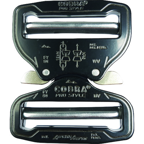 ■ＡＬＰＩＮ　ＣＯＢＲＡ　バックル　５０ＭＭ　ＸＬトリガー　ブラック　ＶＶ FY50KVVXL