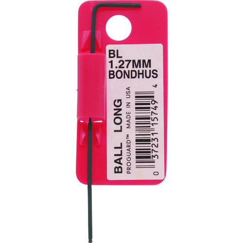 ■ボンダス　ボールポイント Ｌ－レンチ　ロング　１．２７ｍｍ　ＢＬ１．２７ＭＭ １．２７ｍｍ