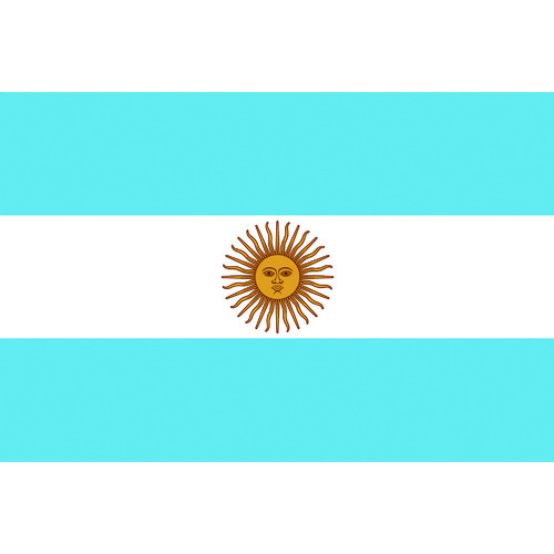 ■東京製旗　卓上旗（１６×２４ｃｍ）　アルゼンチン 卓上旗　１６×２４ｃｍ