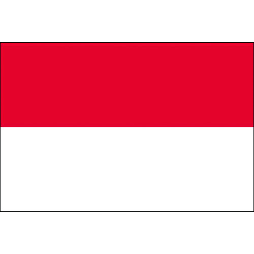 ■東京製旗　卓上旗（１６×２４ｃｍ）　インドネシア 卓上旗　１６×２４ｃｍ