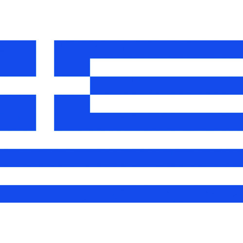 ■東京製旗　卓上旗（１６×２４ｃｍ）　ギリシャ 卓上旗　１６×２４ｃｍ
