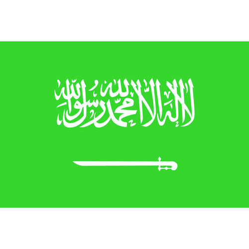 ■東京製旗　卓上旗（１６×２４ｃｍ）　サウジアラビア 卓上旗　１６×２４ｃｍ
