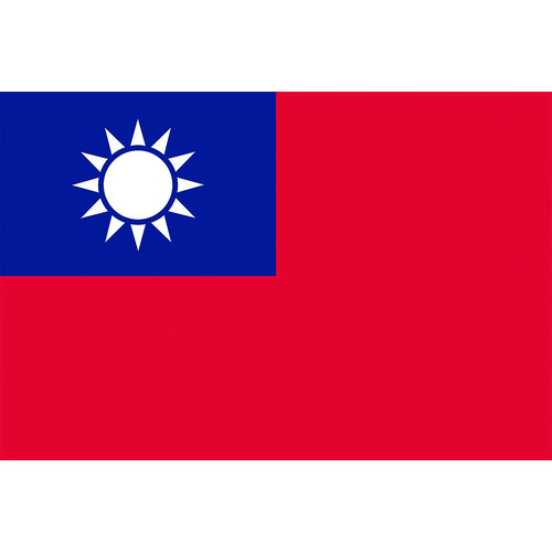 ■東京製旗　卓上旗（１６×２４ｃｍ）　台湾 卓上旗　１６×２４ｃｍ