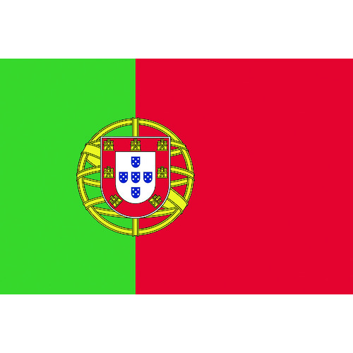 ■東京製旗　卓上旗（１６×２４ｃｍ）　ポルトガル 卓上旗　１６×２４ｃｍ