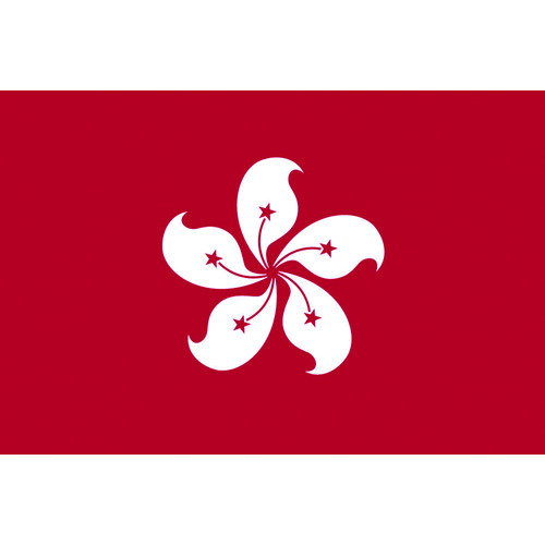 ■東京製旗　卓上旗（１６×２４ｃｍ）　香港 卓上旗　１６×２４ｃｍ