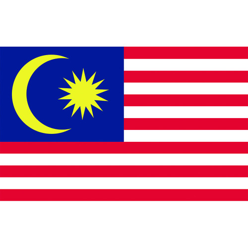 東京製旗　卓上旗（１６×２４ｃｍ）　マレーシア