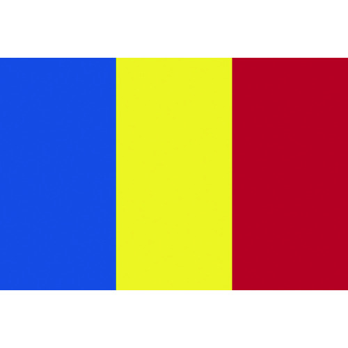 ■東京製旗　卓上旗（１６×２４ｃｍ）　ルーマニア 卓上旗　１６×２４ｃｍ
