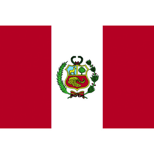 ■東京製旗　国旗Ｎｏ．１（７０×１０５ｃｍ）　ペルー ７０×１０５ｃｍ