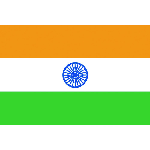 ■東京製旗　国旗Ｎｏ．２（９０×１３５ｃｍ）　インド ９０×１３５ｃｍ
