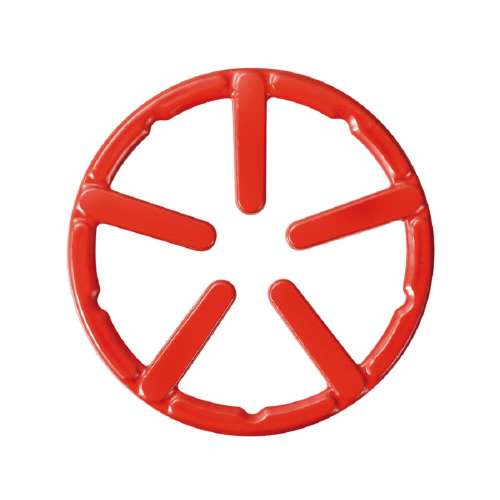 フェール 鉄鋳物製ミニ五徳（ホーロー加工）レッド　HB-4196