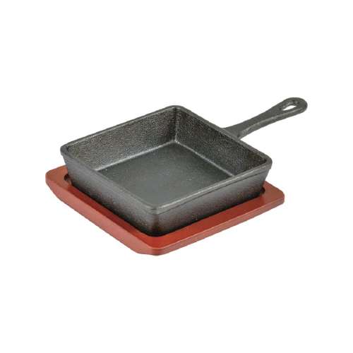 スプラウト 鉄鋳物製角型スキレット13×13cm　HB-6211