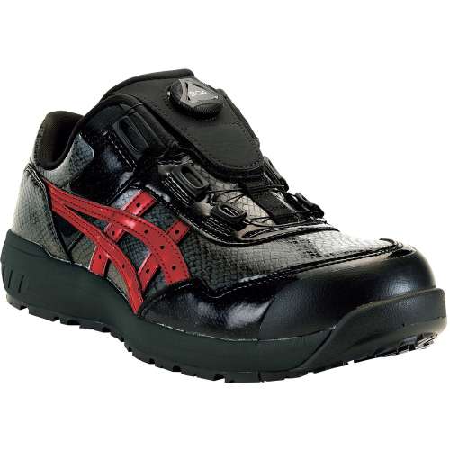 アシックス ［限定カラー］ウィンジョブCP306 BOA BLK EDITION ブラック×クランベリー 25.5cm 1273A087.001-25.5