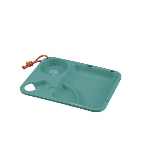 TAKE-FIBER ランチプレートスクエア26cm(グリーン) UP-2674