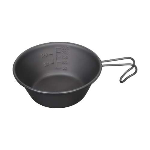 ステンレス カラーシェラカップ320ml(オキツモブラック) UH-0069