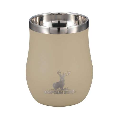 「香る」真空二重タンブラー240(ベージュ) UE-3578