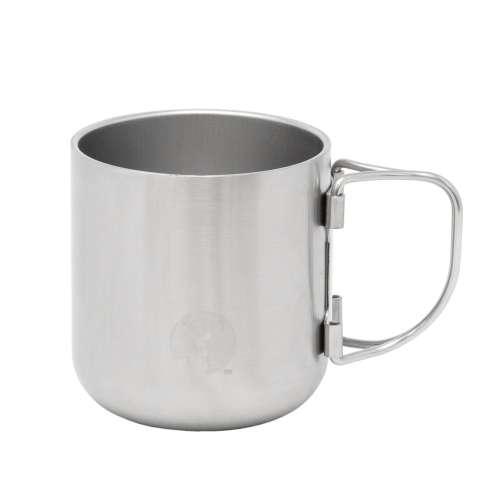 CS 真空折りたたみハンドルマグカップ300(シルバー) UE-3595