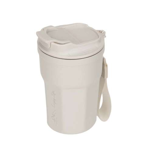 モンテ 真空二重フラップリッドタンブラー350(ホワイト) UE-3613