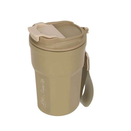 モンテ 真空二重フラップリッドタンブラー350(カーキ) UE-3614