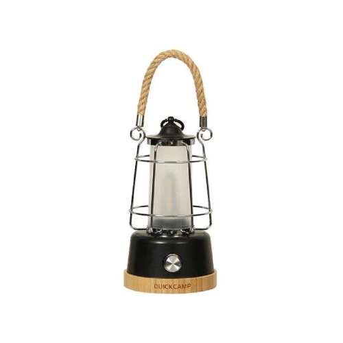 アンティーク風 LEDランタン メノーラ ブラック ＱＣ‐ＬＥＤ３７０