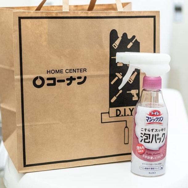 え？こすらず流すだけ！？泡が効く「新商品:トイレマジックリン泡パック」